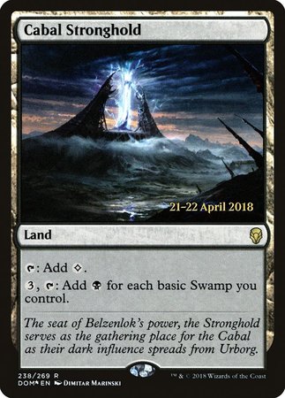 Cabal Stronghold [Dominaria Promos] | Lots Moore NSW