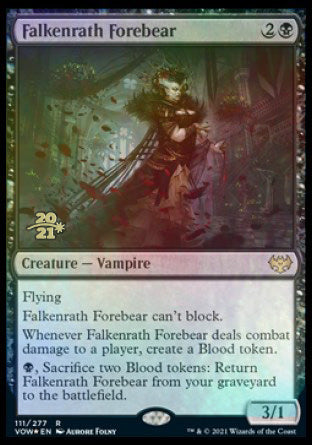 Falkenrath Forebear [Innistrad: Crimson Vow Prerelease Promos] | Lots Moore NSW