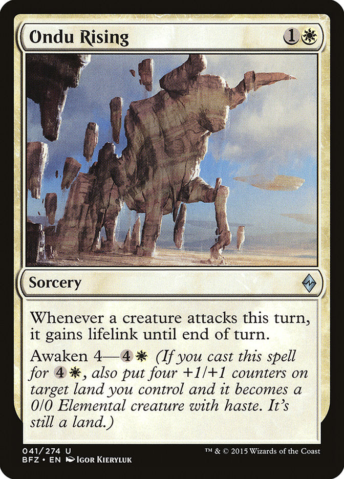 Ondu Rising [Battle for Zendikar] | Lots Moore NSW