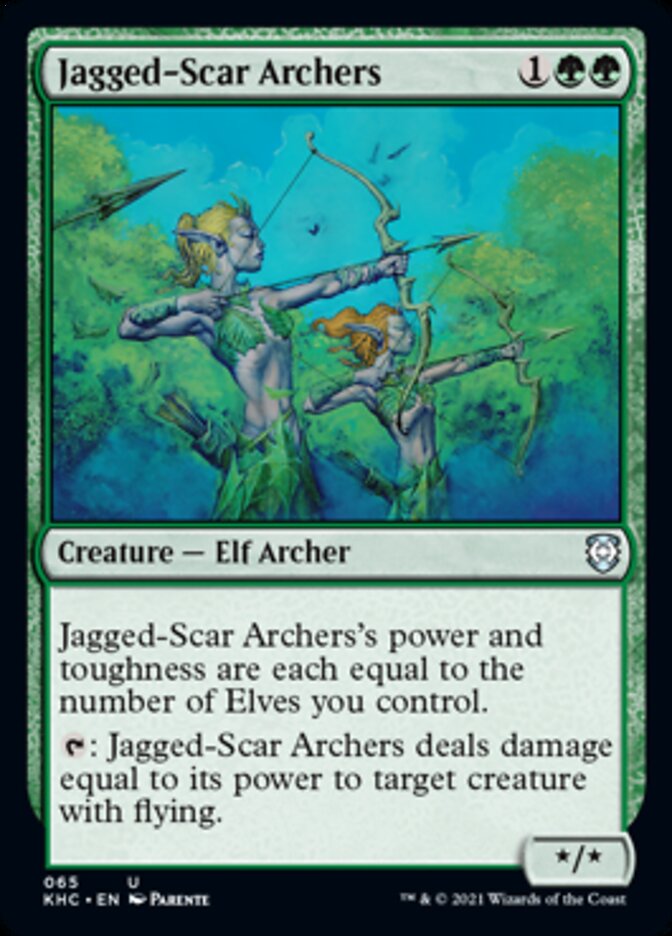 Jagged-Scar Archers [Kaldheim Commander] | Lots Moore NSW