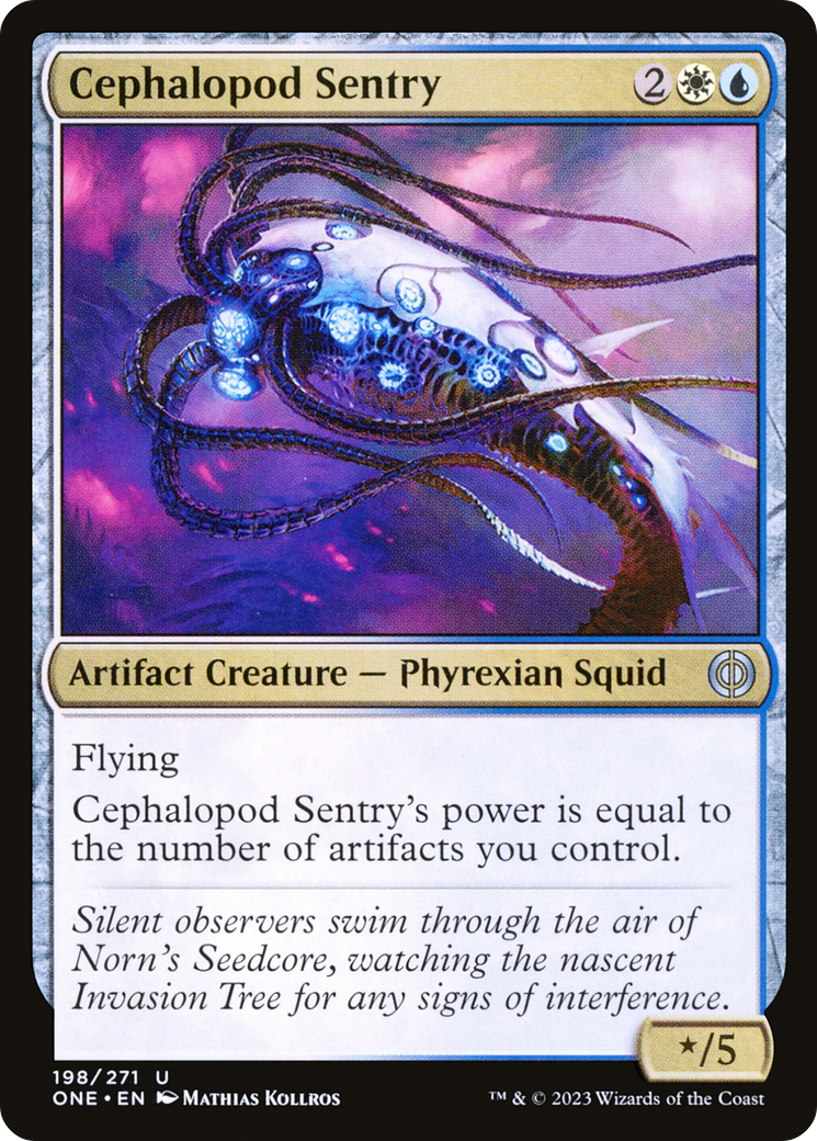 Cephalopod Sentry [Phyrexia: All Will Be One] | Lots Moore NSW