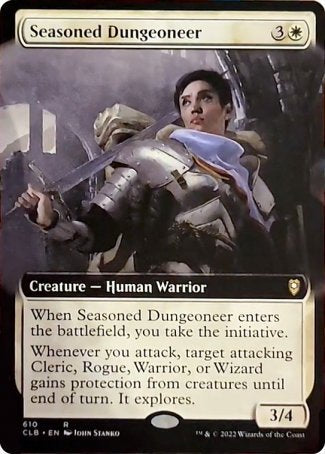 Seasoned Dungeoneer (Extended Art) [Commander Legends: Battle for Baldur's Gate] | Lots Moore NSW