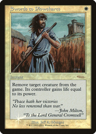 Swords to Plowshares [Friday Night Magic 2001] | Lots Moore NSW