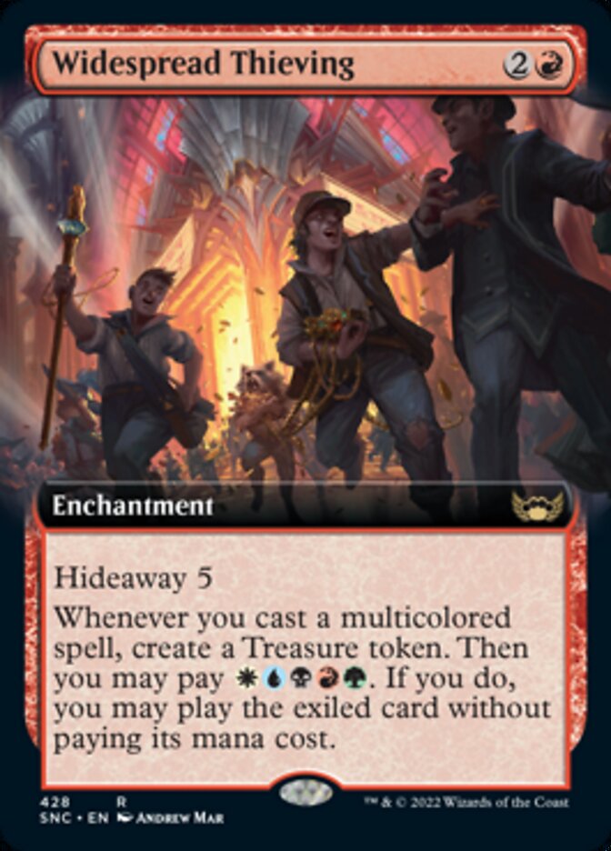 Widespread Thieving (Extended Art) [Streets of New Capenna] | Lots Moore NSW