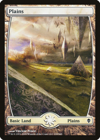 Plains (233) - Full Art [Zendikar] | Lots Moore NSW