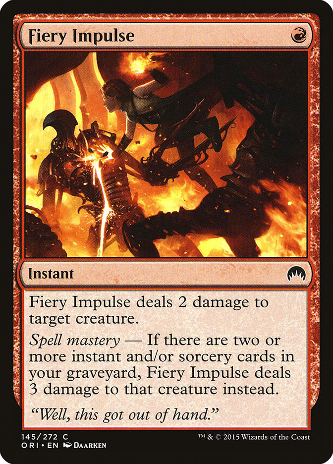 Fiery Impulse [Magic Origins] | Lots Moore NSW