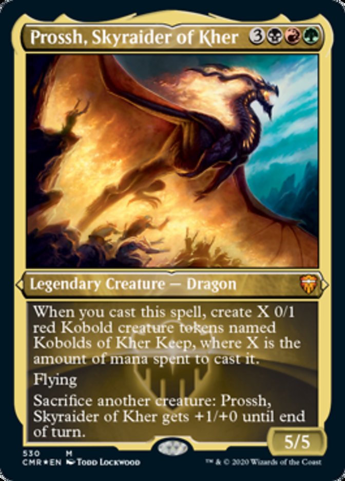 Prossh, Skyraider of Kher (Etched Foil) [Commander Legends] | Lots Moore NSW