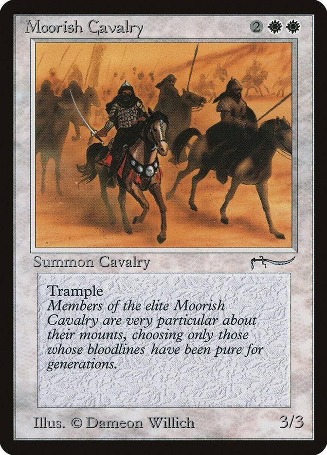 Moorish Cavalry (Dark Mana Cost) [Arabian Nights] | Lots Moore NSW