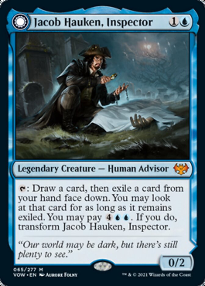 Jacob Hauken, Inspector // Hauken's Insight [Innistrad: Crimson Vow] | Lots Moore NSW