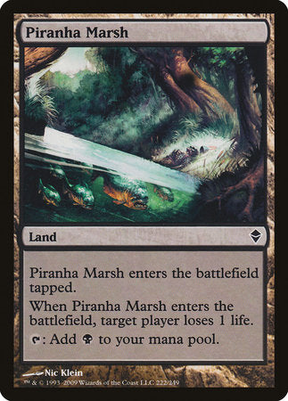 Piranha Marsh [Zendikar] | Lots Moore NSW