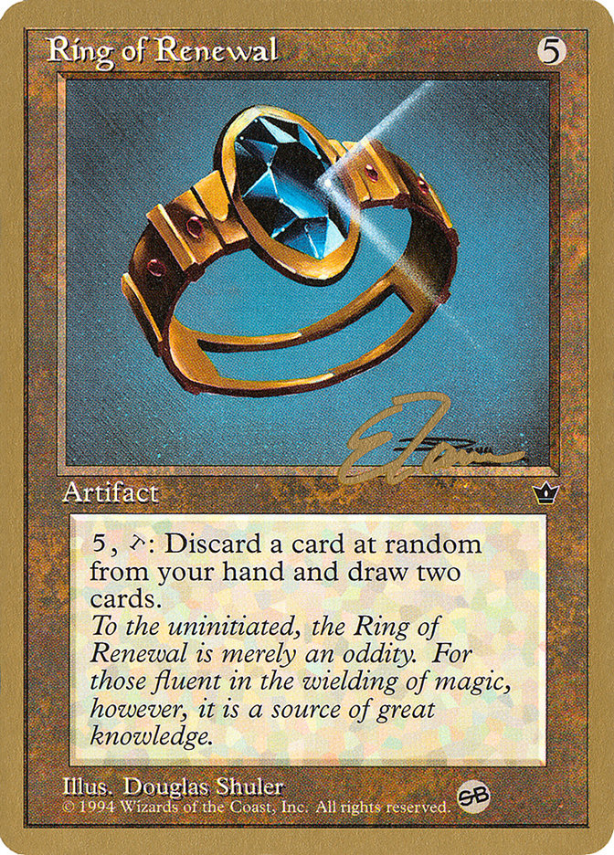 Ring of Renewal (Eric Tam) (SB) [Pro Tour Collector Set] | Lots Moore NSW
