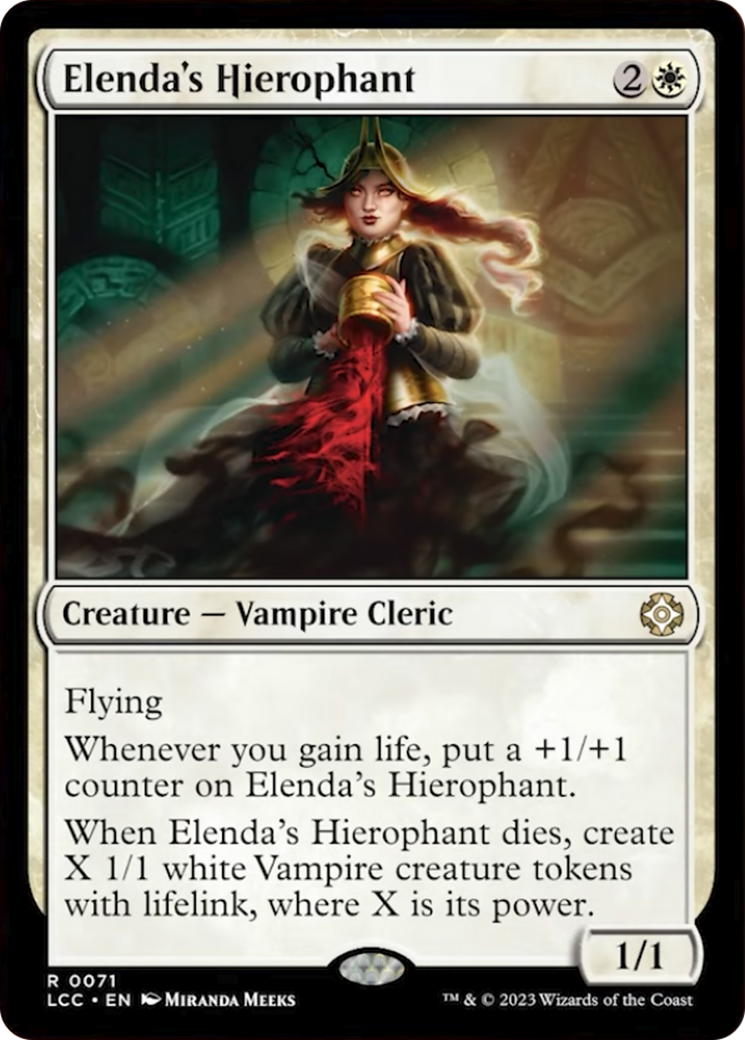 Elenda's Hierophant [The Lost Caverns of Ixalan Commander] | Lots Moore NSW