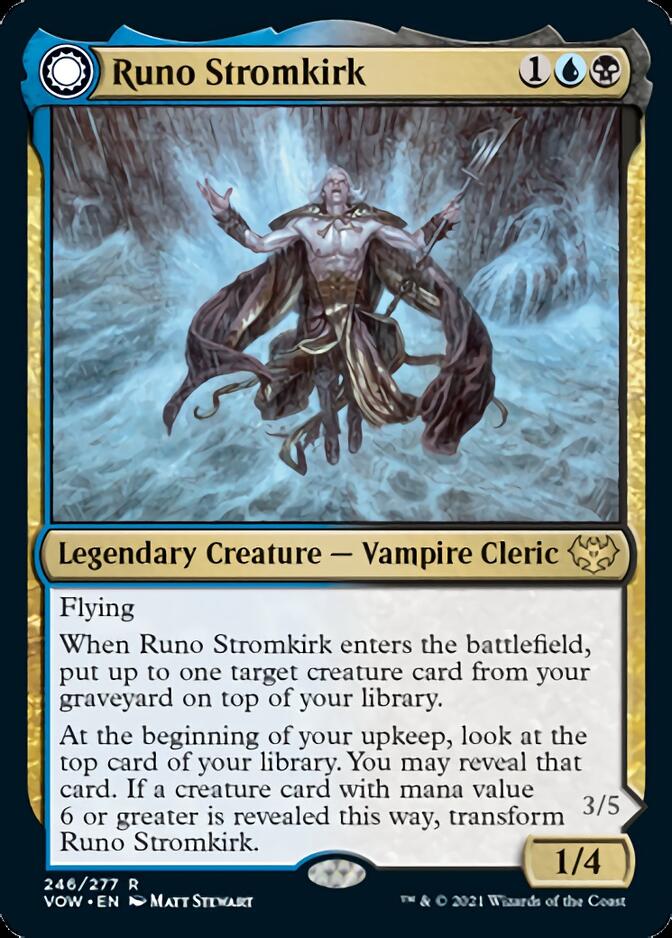 Runo Stromkirk // Krothuss, Lord of the Deep [Innistrad: Crimson Vow] | Lots Moore NSW