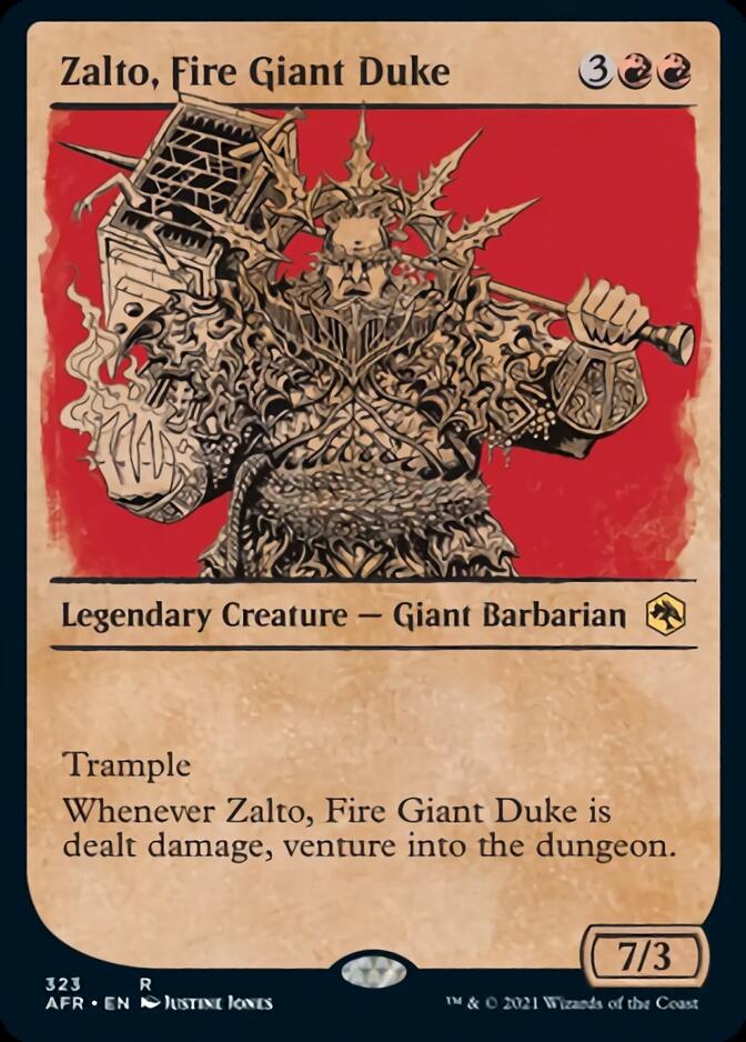Zalto, Fire Giant Duke (Showcase) [Dungeons & Dragons: Adventures in the Forgotten Realms] | Lots Moore NSW