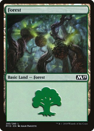 Forest (280) [Core Set 2019] | Lots Moore NSW