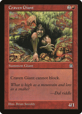 Craven Giant [Stronghold] | Lots Moore NSW