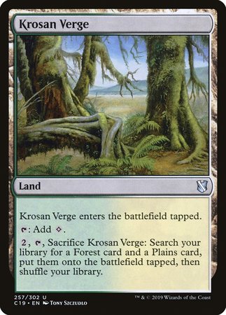 Krosan Verge [Commander 2019] | Lots Moore NSW