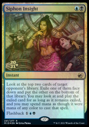 Siphon Insight [Innistrad: Midnight Hunt Prerelease Promos] | Lots Moore NSW