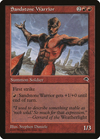 Sandstone Warrior [Tempest] | Lots Moore NSW