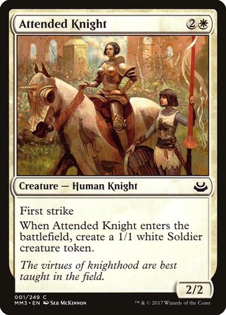 Attended Knight [Modern Masters 2017] | Lots Moore NSW