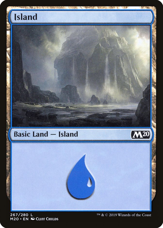 Island (#267) [Core Set 2020] | Lots Moore NSW