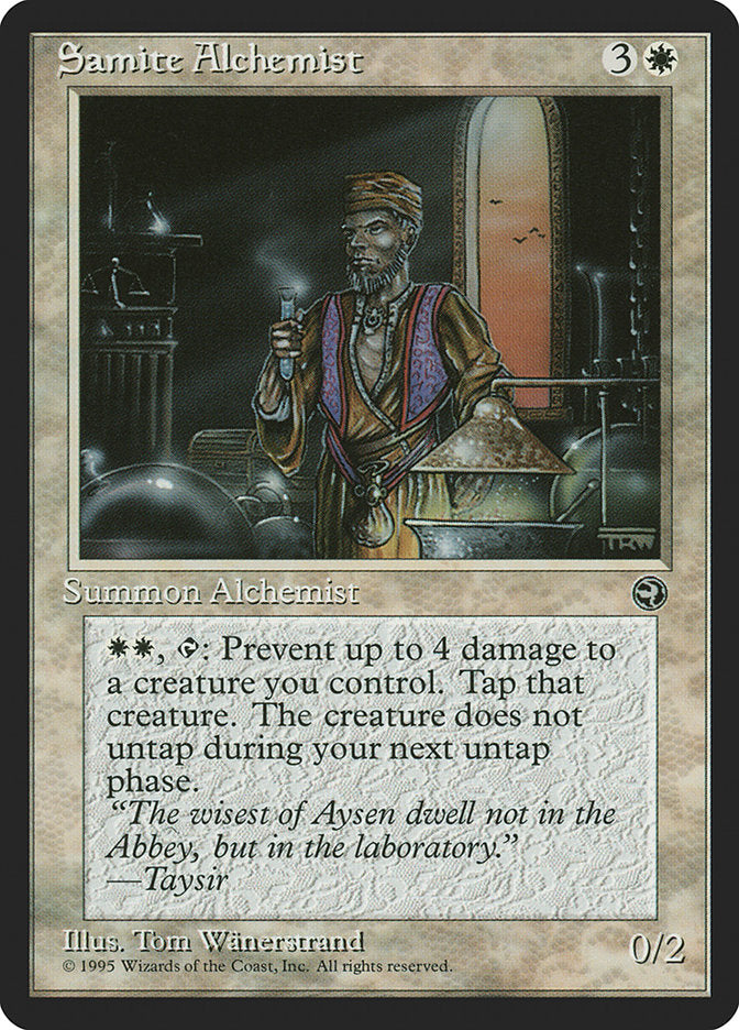 Samite Alchemist (Taysir Flavor Text) [Homelands] | Lots Moore NSW