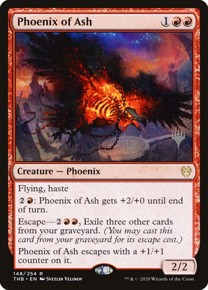 Phoenix of Ash (Promo Pack) [Theros Beyond Death Promos] | Lots Moore NSW