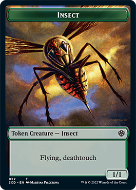 Insect // Cat Double-Sided Token [Starter Commander Decks] | Lots Moore NSW