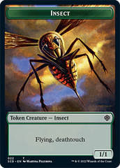 Insect // Cat Double-Sided Token [Starter Commander Decks] | Lots Moore NSW