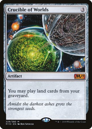 Crucible of Worlds [Core Set 2019] | Lots Moore NSW