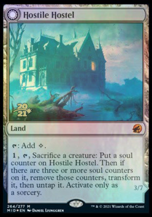 Hostile Hostel // Creeping Inn [Innistrad: Midnight Hunt Prerelease Promos] | Lots Moore NSW