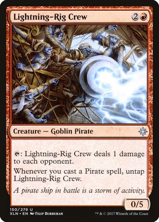 Lightning-Rig Crew [Ixalan] | Lots Moore NSW