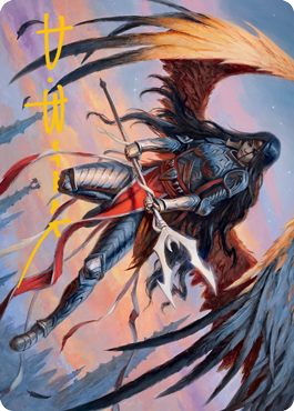 Liesa, Forgotten Archangel Art Card (Gold-Stamped Signature) [Innistrad: Midnight Hunt Art Series] | Lots Moore NSW