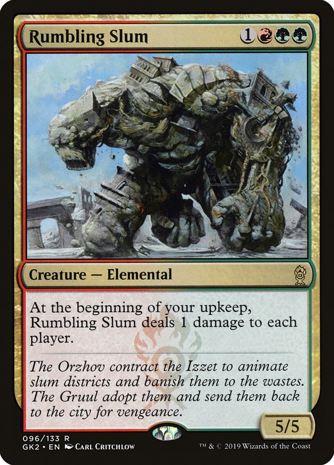 Rumbling Slum [Ravnica Allegiance Guild Kit] | Lots Moore NSW