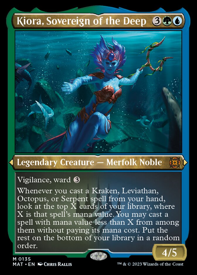 Kiora, Sovereign of the Deep (Foil Etched) [March of the Machine: The Aftermath] | Lots Moore NSW