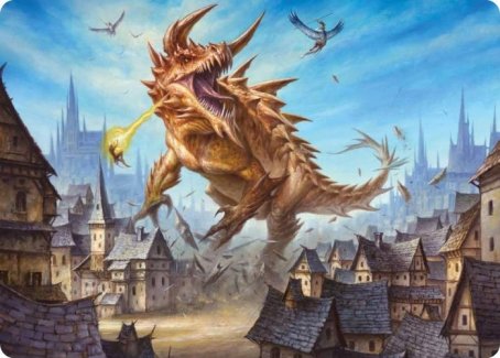 Tarrasque Art Card [Dungeons & Dragons: Adventures in the Forgotten Realms Art Series] | Lots Moore NSW