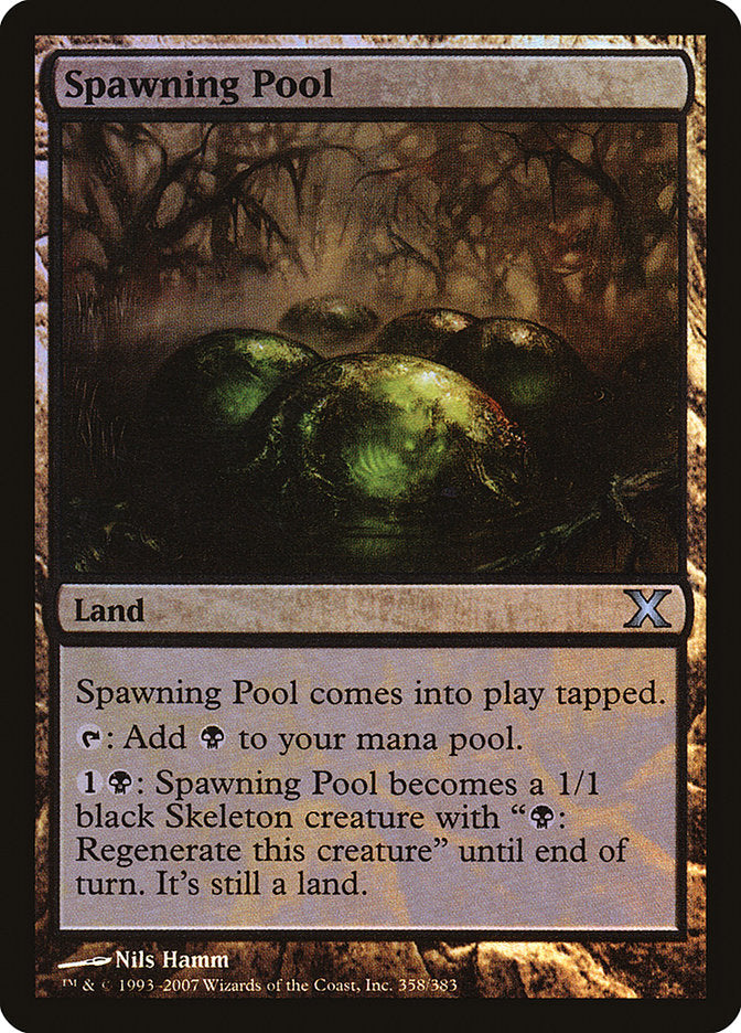 Spawning Pool (Premium Foil) [Tenth Edition] | Lots Moore NSW