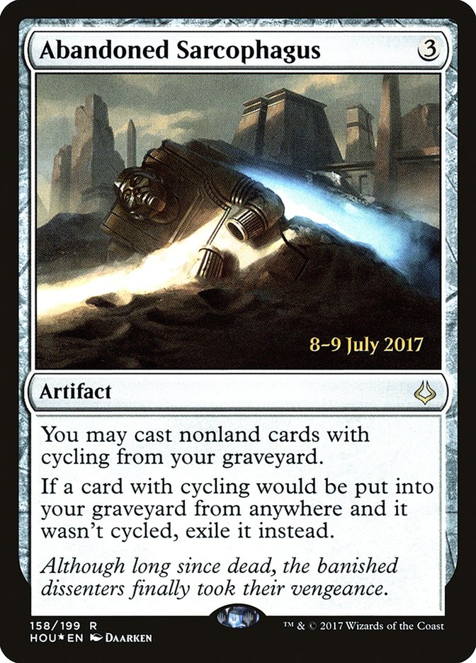 Abandoned Sarcophagus  [Hour of Devastation Prerelease Promos] | Lots Moore NSW