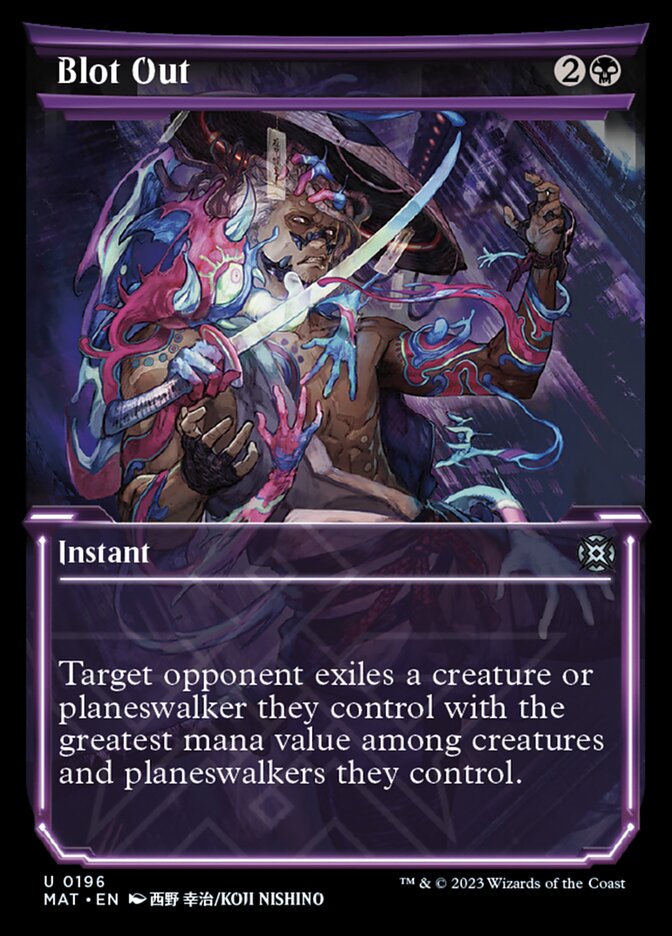 Blot Out (Showcase Halo Foil) [March of the Machine: The Aftermath] | Lots Moore NSW
