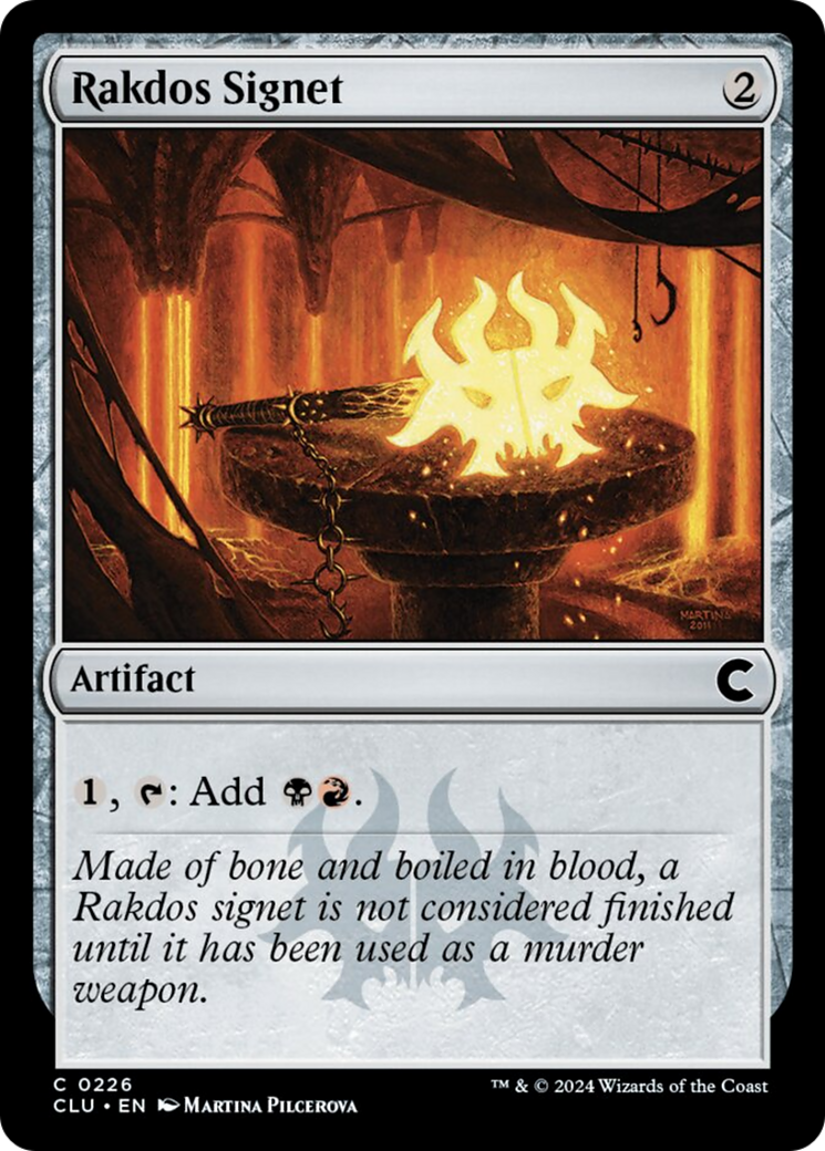 Rakdos Signet [Ravnica: Clue Edition] | Lots Moore NSW