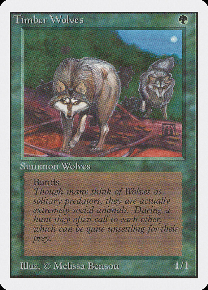 Timber Wolves [Unlimited Edition] | Lots Moore NSW