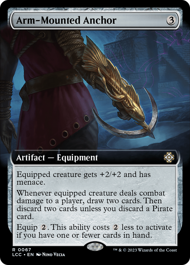 Arm-Mounted Anchor (Extended Art) [The Lost Caverns of Ixalan Commander] | Lots Moore NSW