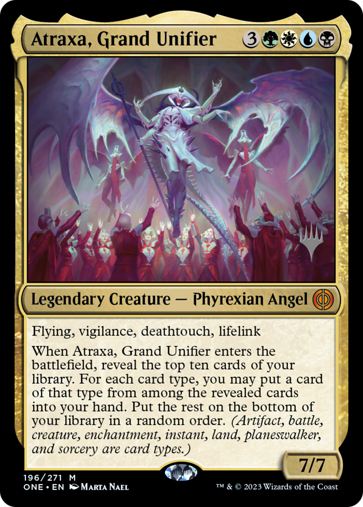 Atraxa, Grand Unifier (Promo Pack) [Phyrexia: All Will Be One Promos] | Lots Moore NSW