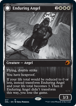 Enduring Angel // Angelic Enforcer [Innistrad: Double Feature] | Lots Moore NSW