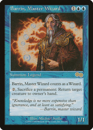 Barrin, Master Wizard [Urza's Saga] | Lots Moore NSW