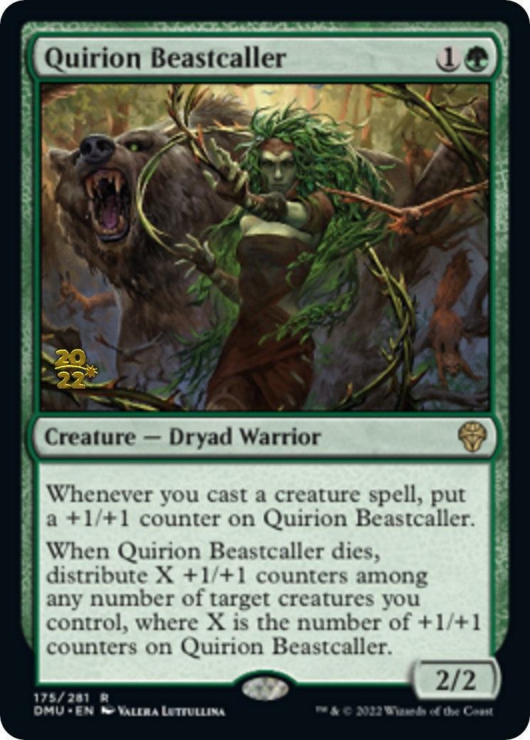 Quirion Beastcaller [Dominaria United Prerelease Promos] | Lots Moore NSW
