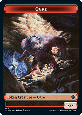 Ogre // Zombie Double-Sided Token [Starter Commander Decks] | Lots Moore NSW