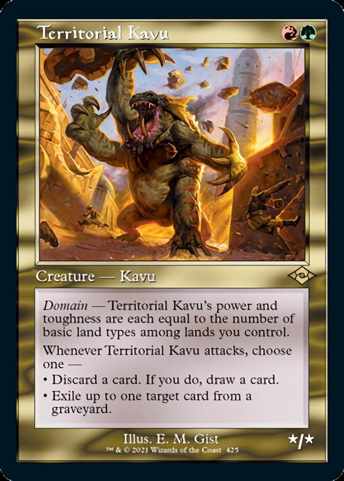 Territorial Kavu (Retro Foil Etched) [Modern Horizons 2] | Lots Moore NSW