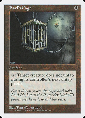 Barl's Cage [Fifth Edition] | Lots Moore NSW