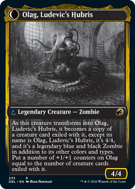 Ludevic, Necrogenius // Olag, Ludevic's Hubris [Innistrad: Double Feature] | Lots Moore NSW